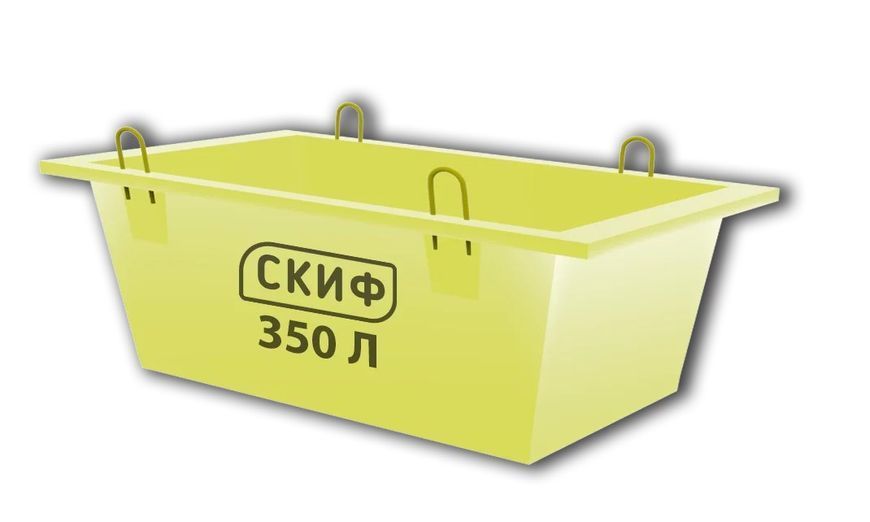 Ящик для бетона 350 л  000113 фото